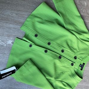 Green vintage look jacket